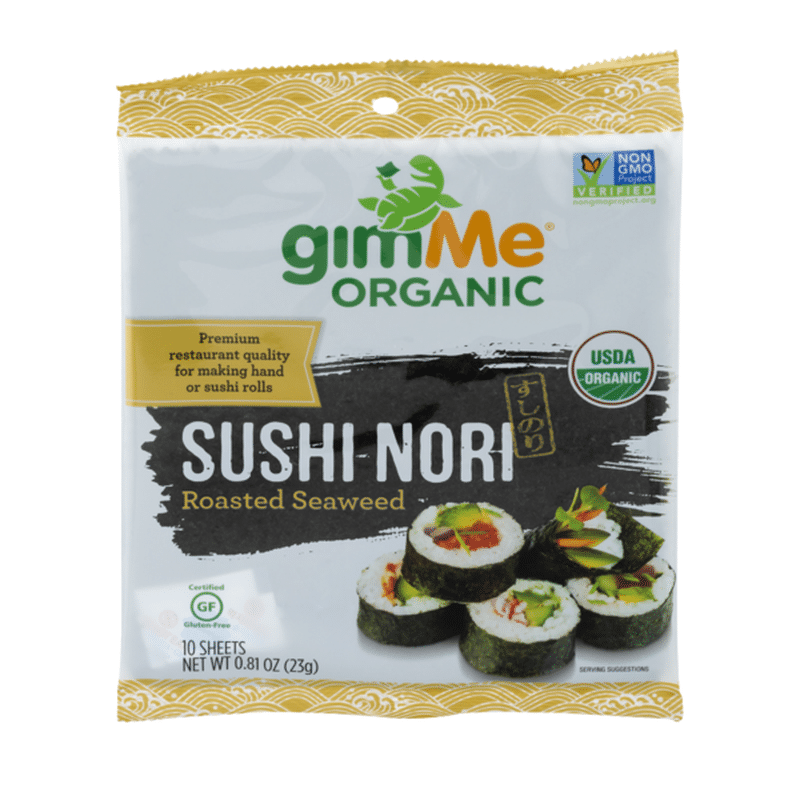 gimMe Sushi Nori, Organic (0.81 oz) from King Soopers Instacart