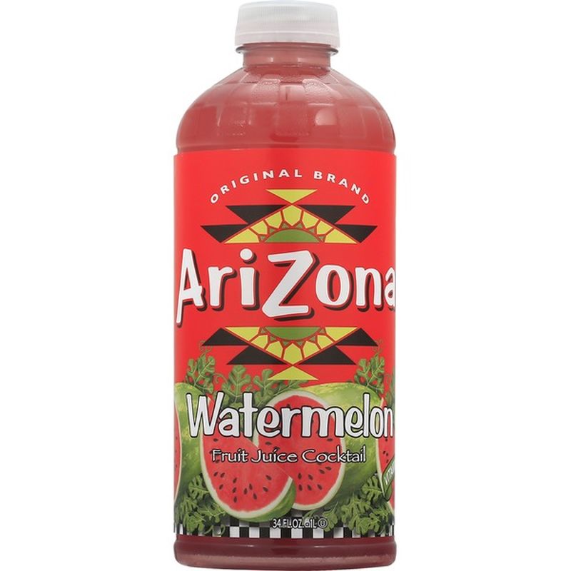 AriZona Fruit Juice Cocktail, Watermelon (34 oz) Instacart