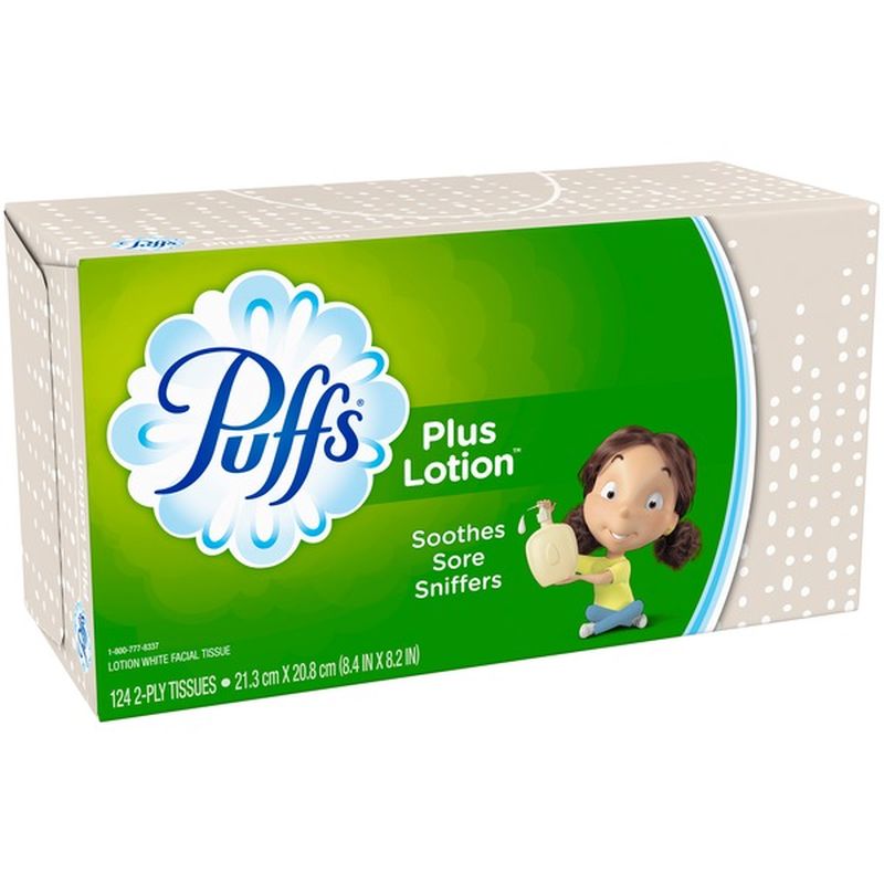 Puffs Lotion Facial Tissues (124 ct) from Publix - Instacart