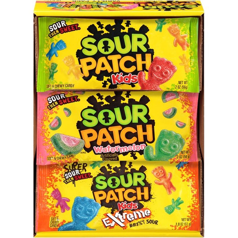 Sour Patch Kids/Watermelon/Extreme Variety Pack Candy (2.2 lb) - Instacart