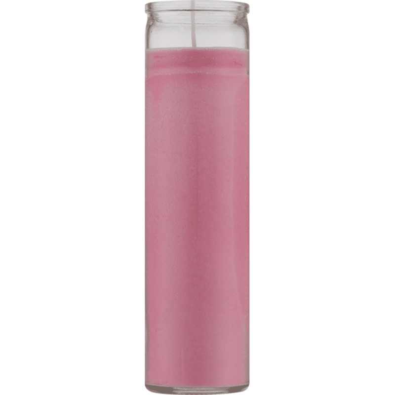 Prayer Candle Co. Pink 8" Candle (1 ct) Instacart