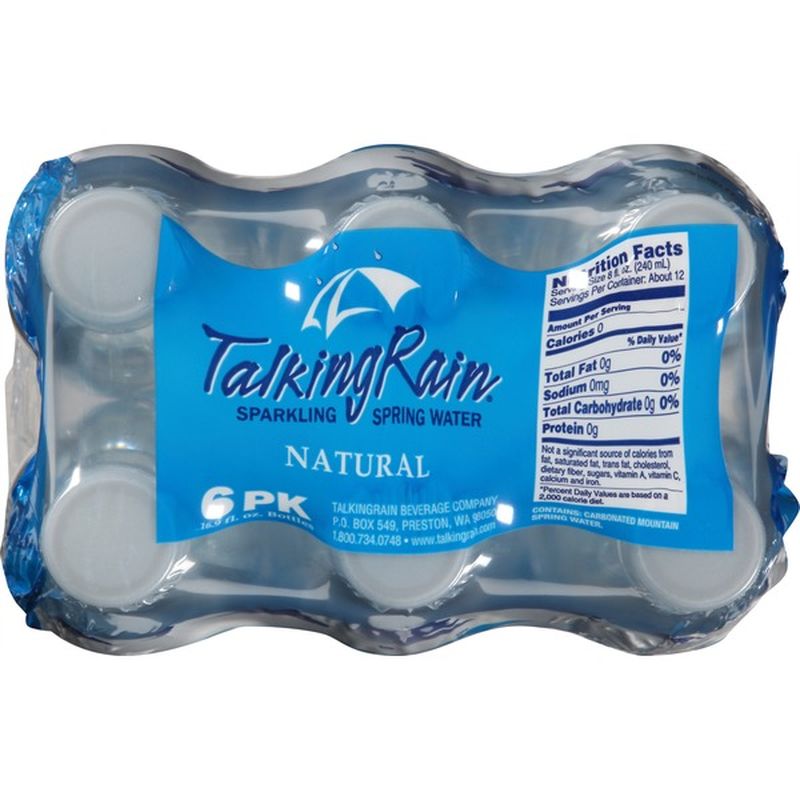 Talking Rain Natural Sparkling Spring Water (16.9 fl oz) Instacart