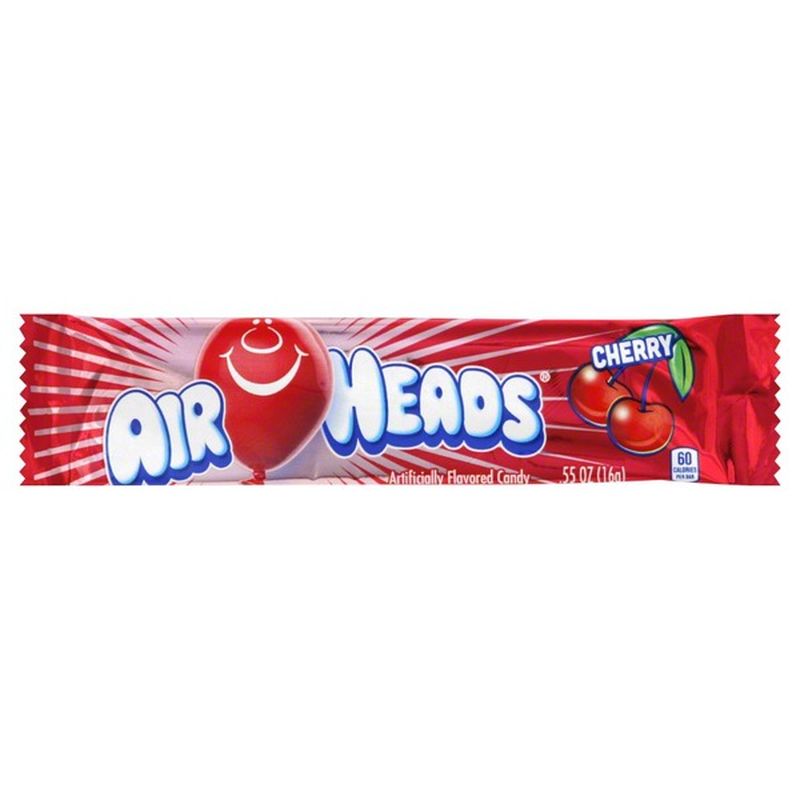 Download Airheads Candy, Cherry, Wrapper (0.55 oz) - Instacart