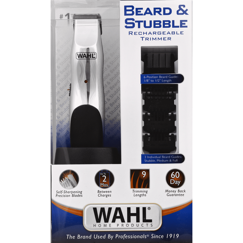 wahl rechargeable beard & stubble trimmer