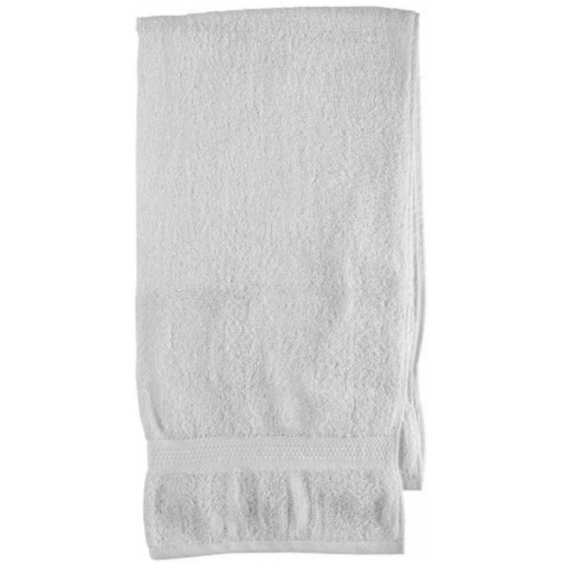 large white bath towels