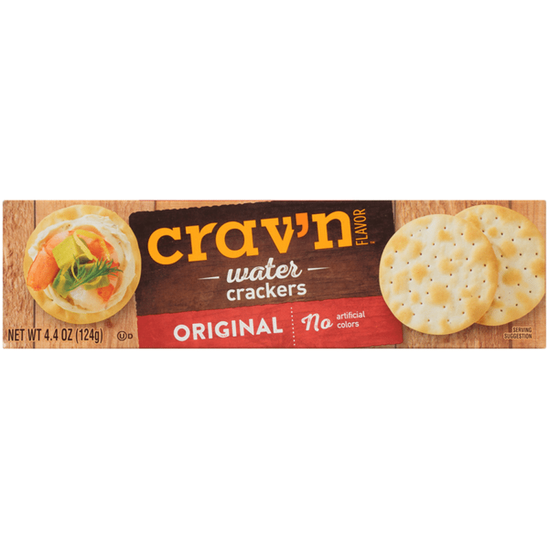 Crav'n Flavor Original Water Crackers (4.4 oz) Instacart