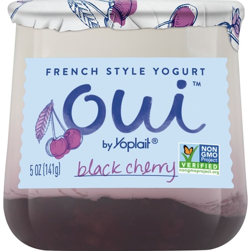 Oui Yogurt, Black Cherry, French Style (5 oz) from Publix - Instacart