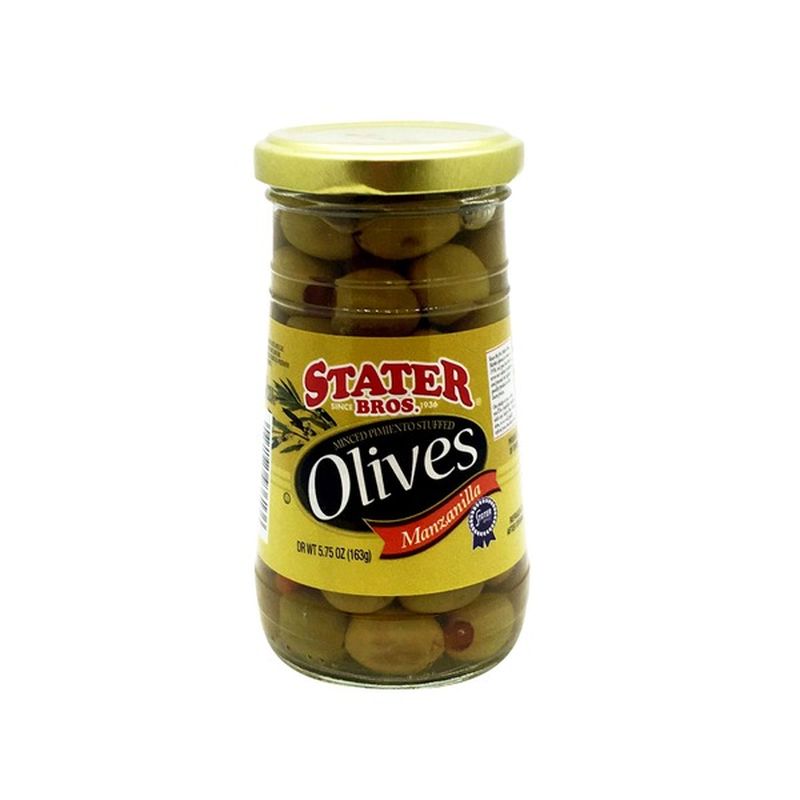 Stater Bros Minced Pimiento Stuffed Manzanilla Olives (5.75 oz) Instacart