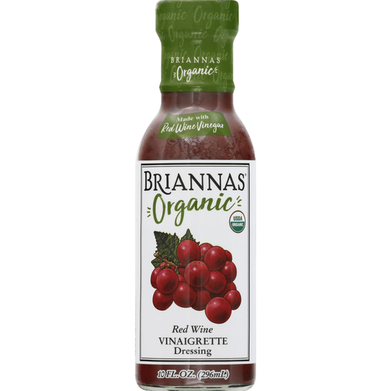 Brianna's Dressing, Vinaigrette, Red Wine (10 oz) Instacart