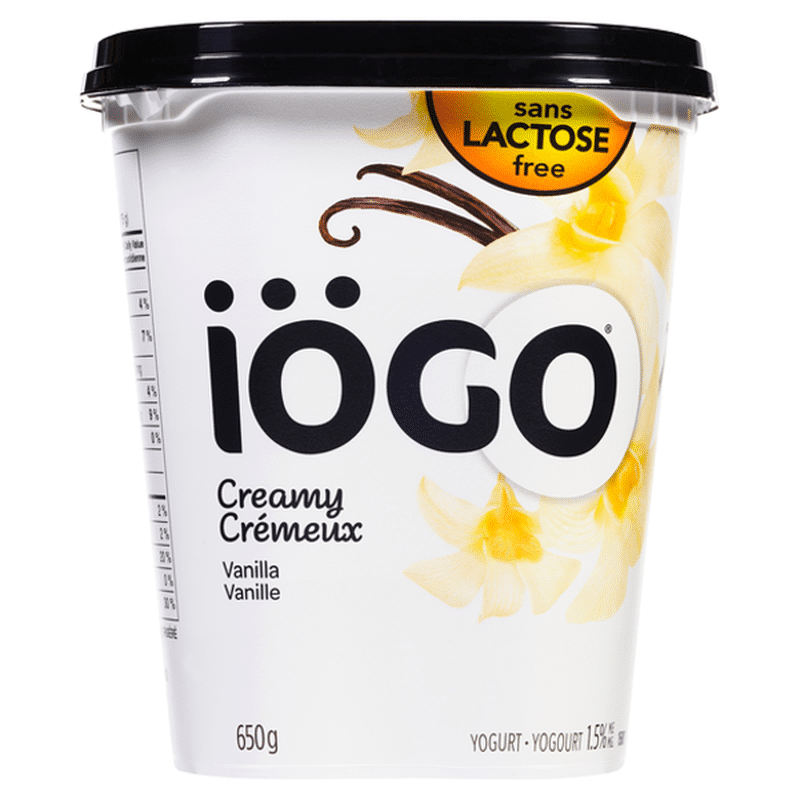 Iogo Vanilla Lactose Free Yogurt