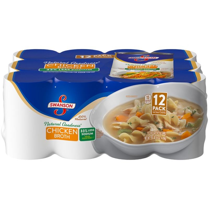 Swanson® Chicken Broth (14.5 oz) from Costco Instacart
