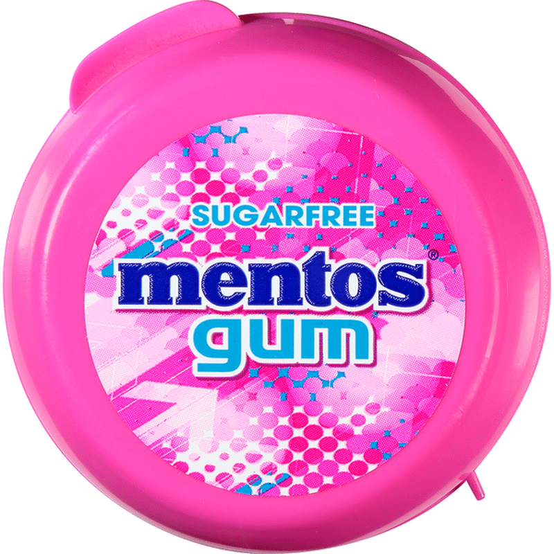 mentos gum bubble fresh cotton candy sugar free
