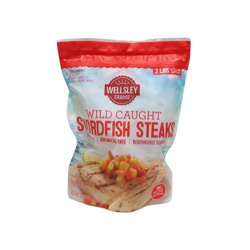 Wellsley Farms Swordfish Steak (2 lb) Instacart