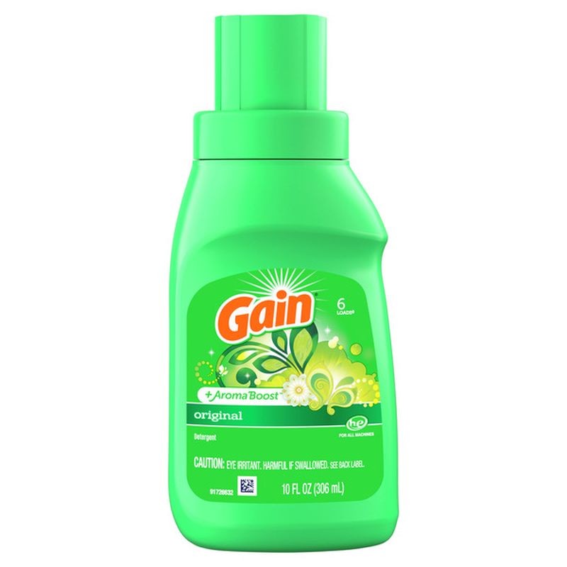 Gain Liquid Laundry Detergent, Original (10 oz) Instacart