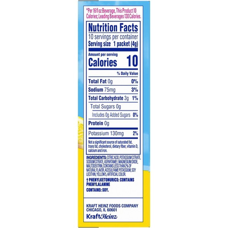 Crystal Light Lemonade OnTheGo Powdered Drink Mix (0.14 oz) from