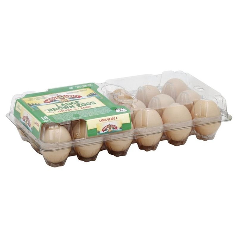 Land O' Lakes Eggs, Brown, Large (18 ct) Instacart