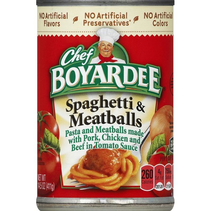 Chef Boyardee Spaghetti And Meatballs (14.5 oz) - Instacart