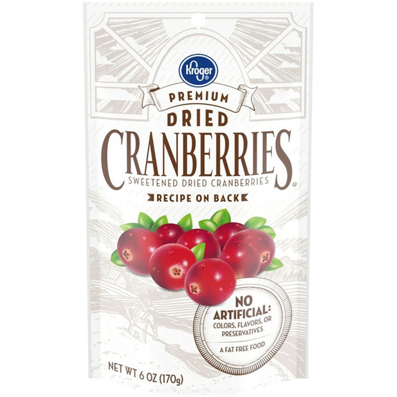 Kroger Premium Dried Sweetened Cranberries