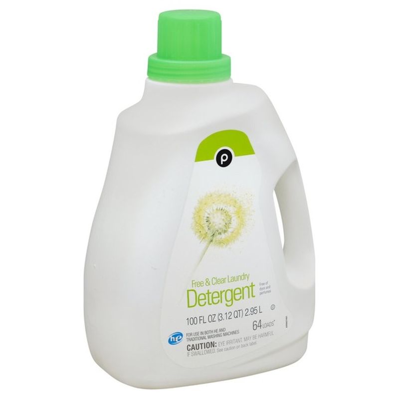 Publix Laundry Detergent, Free & Clear (100 oz) Instacart