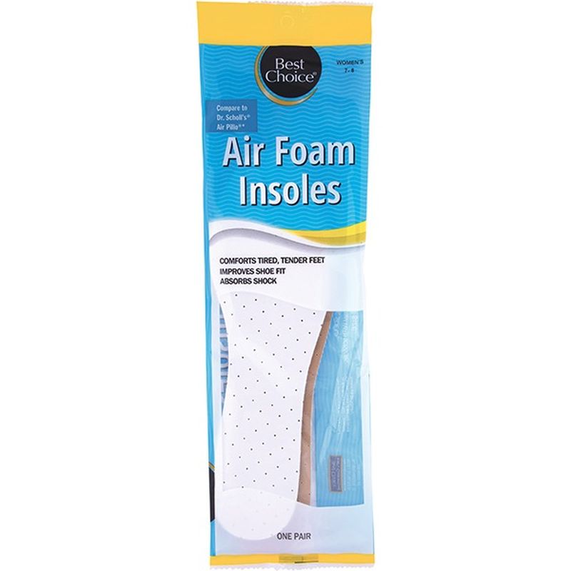 scholl shock absorbing insoles comfort plus