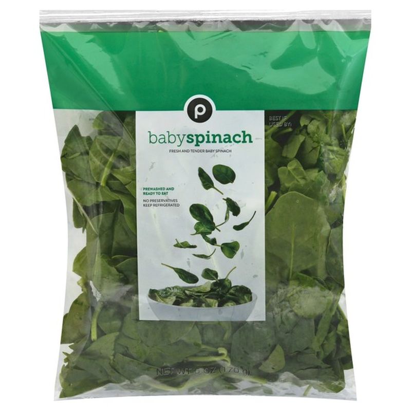 Publix Baby Spinach (6 oz bag) from Publix Instacart