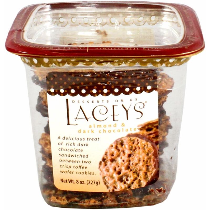 Lacey's Almond And Dark Chocolate Cookies (8 oz) Instacart
