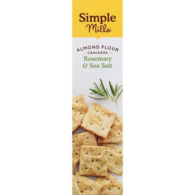 Simple Mills Rosemary & Sea Salt Almond Flour Crackers (4.25 oz) from