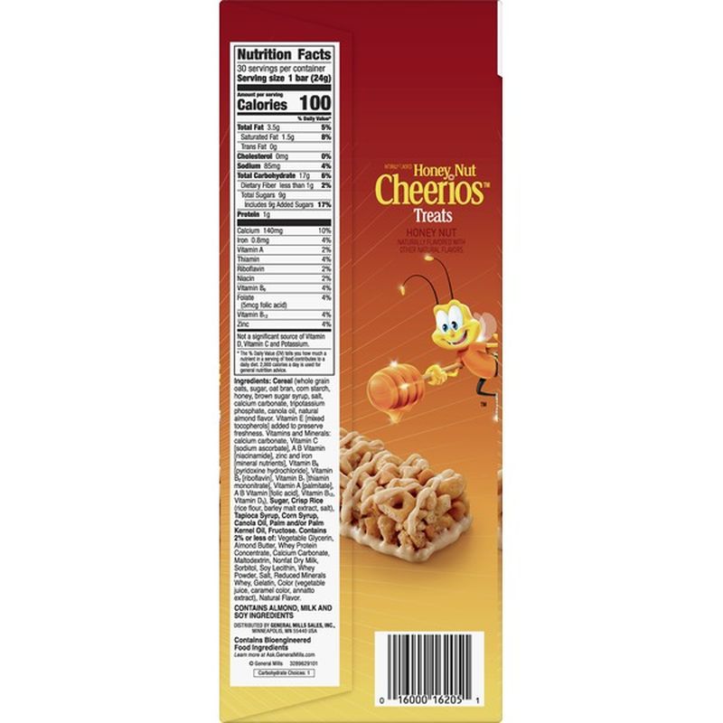Cheerios Treats, Honey Nut (30 each) Instacart