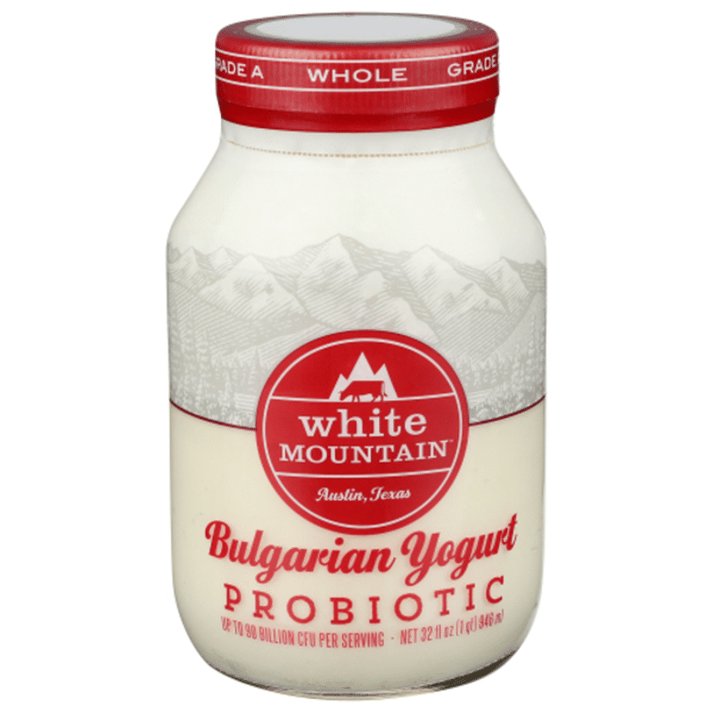 White Mountain Yogurt, Bulgarian, Whole Milk (32 oz) Instacart