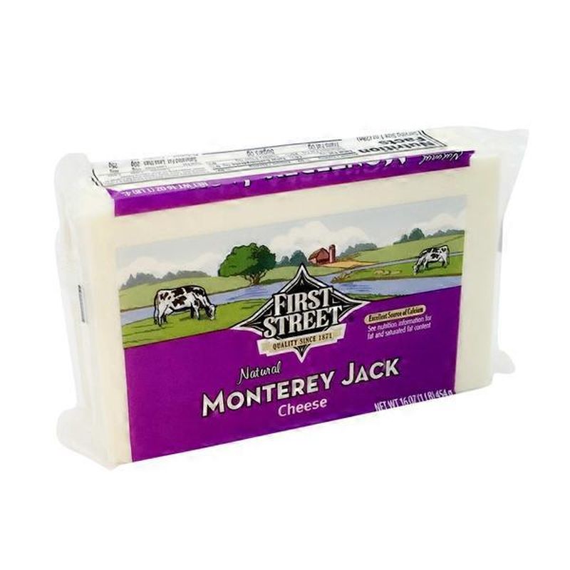 First Street Monterey Jack Cheese (16 oz) Instacart