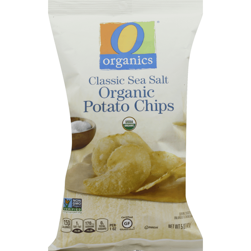 O Organics Potato Chips, Organic, Classic Sea Salt (5 oz) Instacart