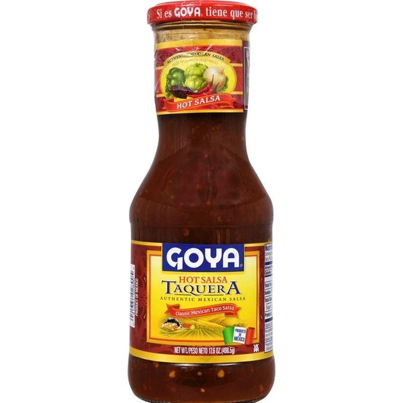 Goya Salsa Taquera Classic Mexican Taco Salsa, Hot (17.6 oz) from