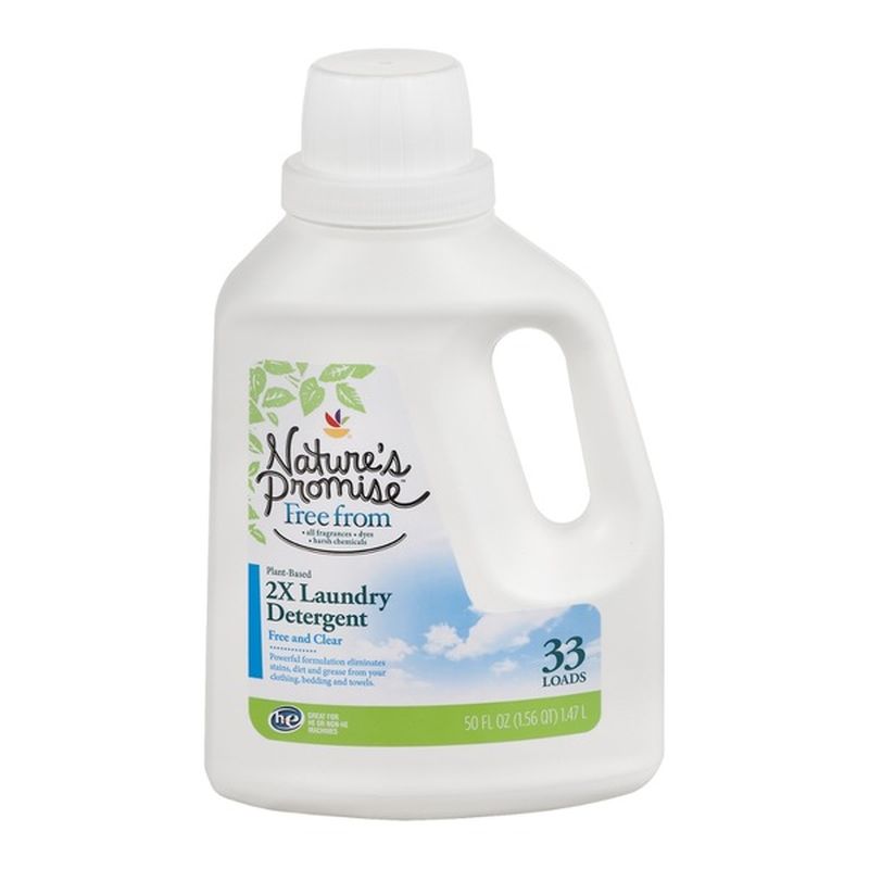 Nature's Promise 2X Laundry Detergent Free and Clear (50 fl oz) from