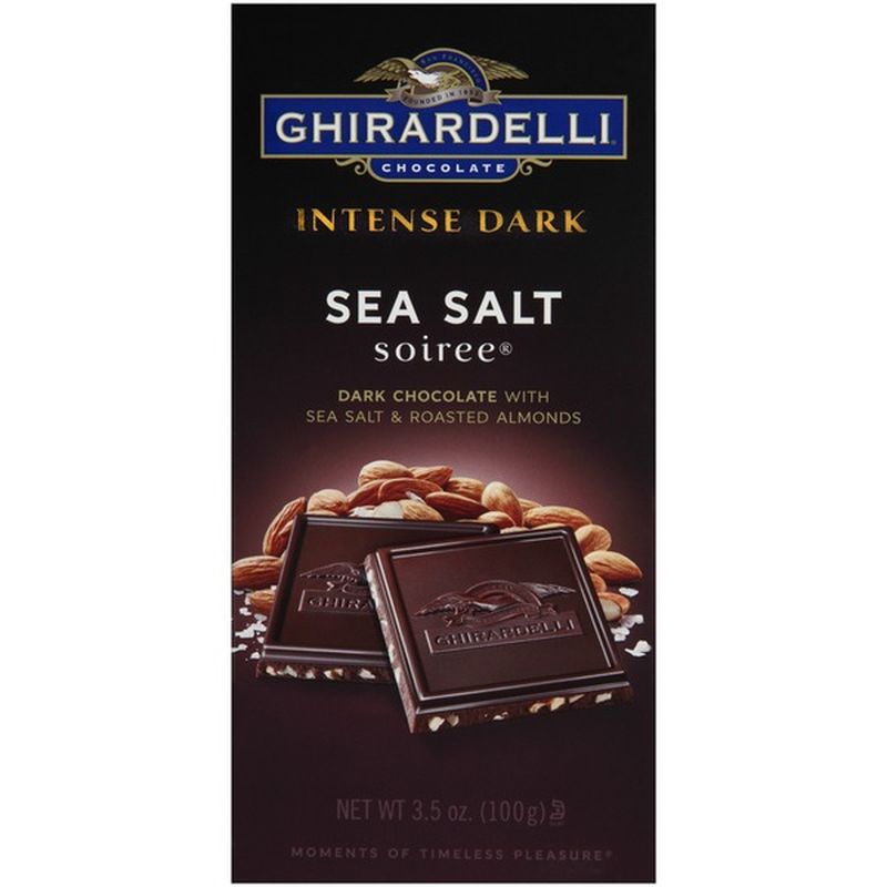 Ghirardelli Chocolate Intense Dark Chocolate Bar Sea Salt Soiree