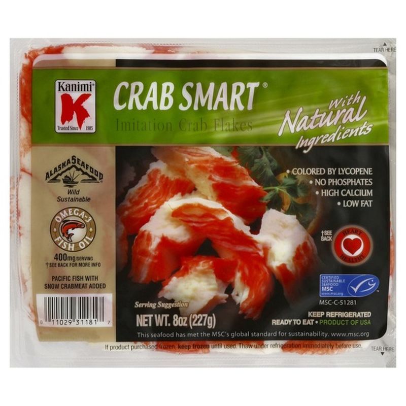 Kanimi Crab Flakes, Imitation (8 oz) from Rouses Markets Instacart