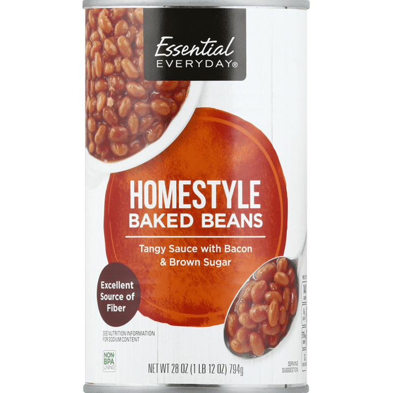 Essential Everyday Baked Beans, Homestyle (28 oz) Instacart