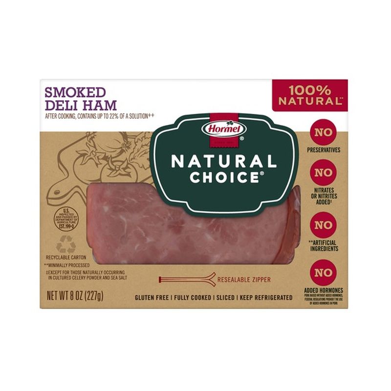 Hormel Natural Choice Smoked Deli Ham (8 oz) from H-E-B - Instacart