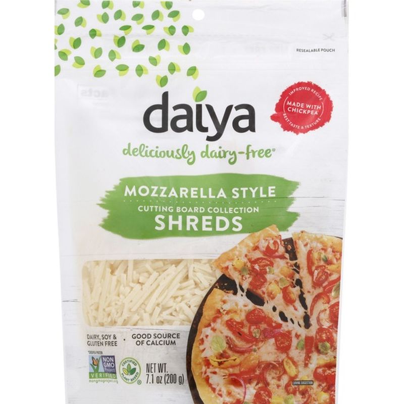 Daiya Cheese Shreds, Mozzarella Style (7.1 Oz) - Instacart