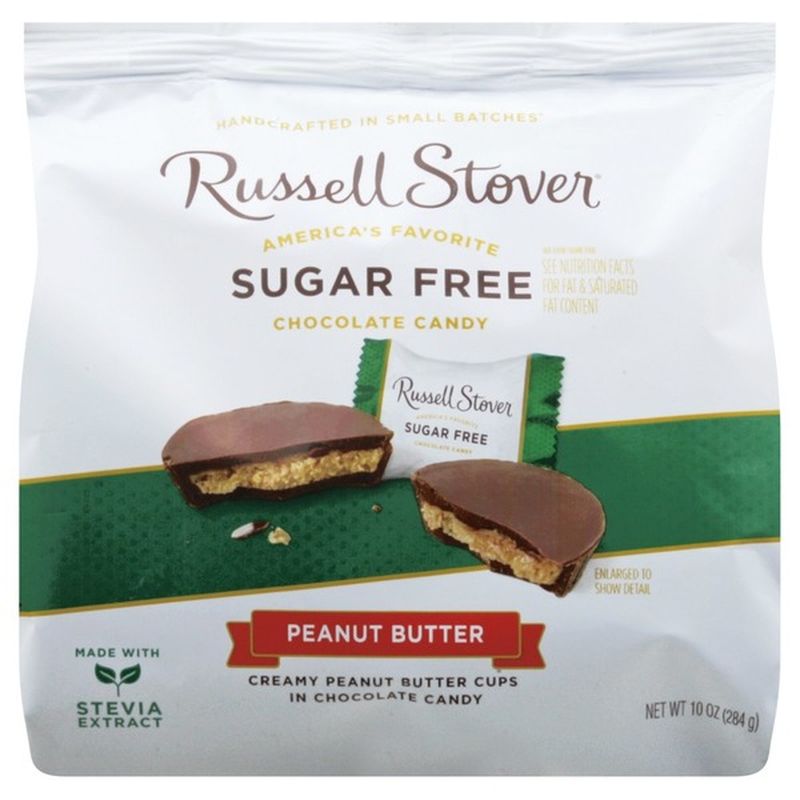 Russell Stover Chocolate Candy, Sugar Free, Peanut Butter (10 oz