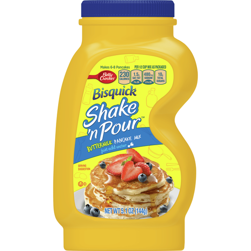 Bisquick Shake 'N Pour Buttermilk Pancake Mix (5.1 oz) Instacart
