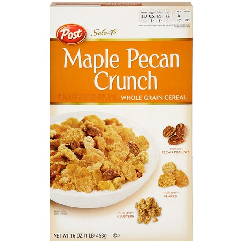 Post Selects Maple Pecan Crunch Whole Grain Cereal (16 oz) Instacart