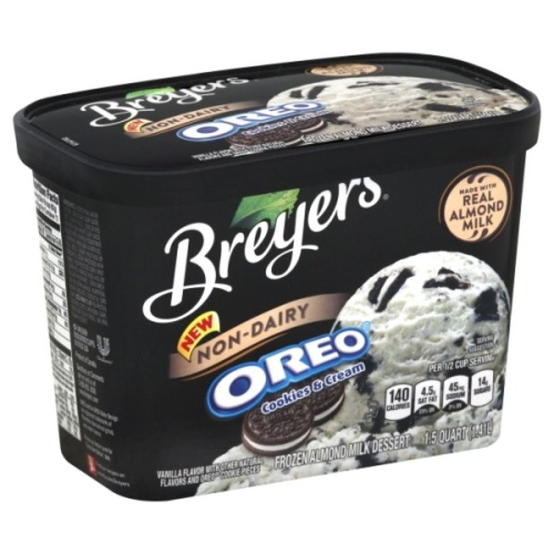 Breyers Frozen Almond Milk Dessert Oreo Cookies & Cream