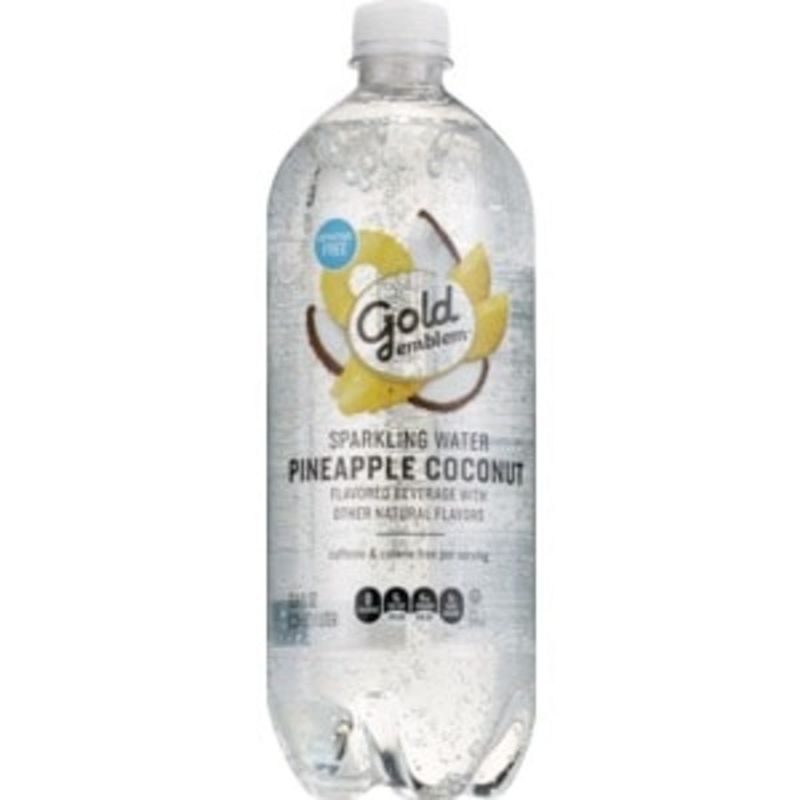 CVS Gold Emblem Pineapple Coconut Flavored Sparkling Water (1 L