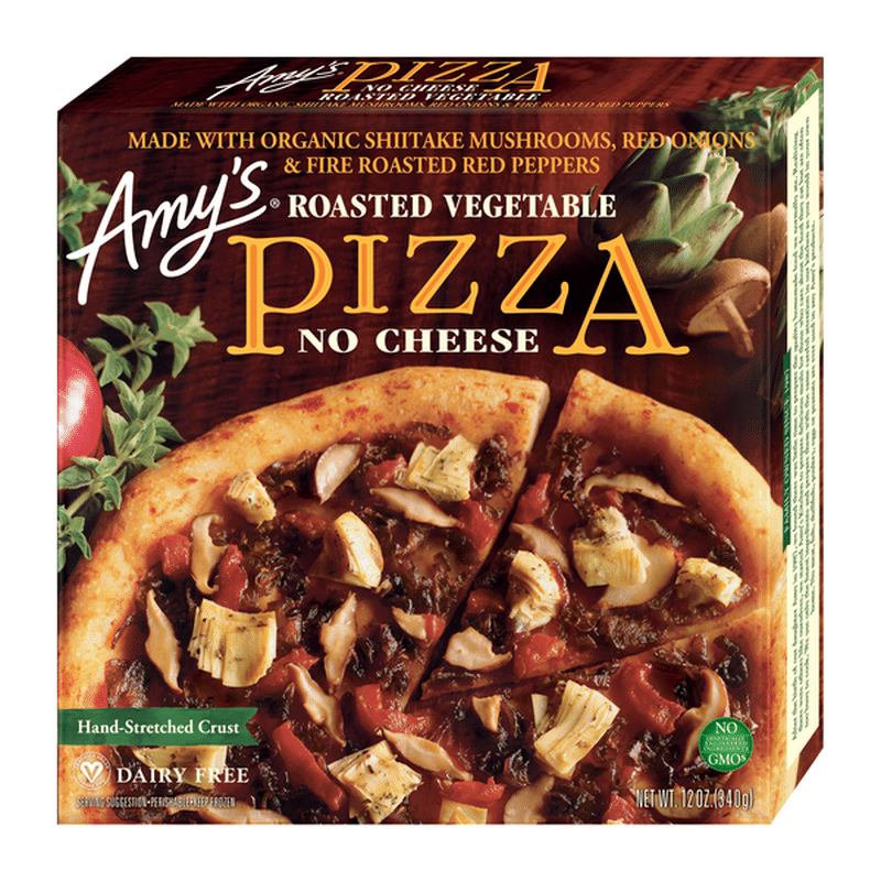 Amy's Frozen Roasted Vegetable Pizza, HandStretched Crust, Vegan, 12 oz. (12 oz) from Falletti