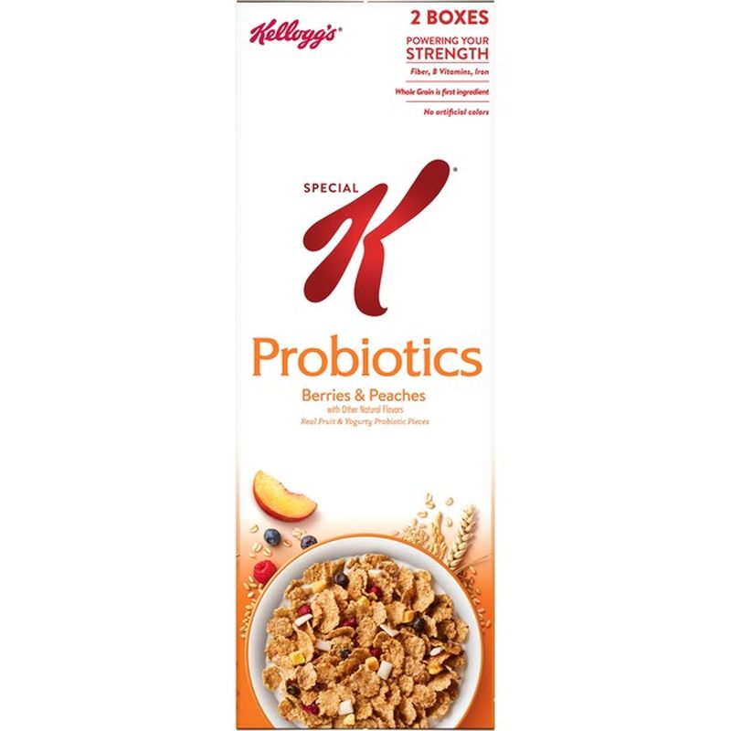 Kellogg's Special K Probiotics Breakfast Cereal Berries and Peaches (31