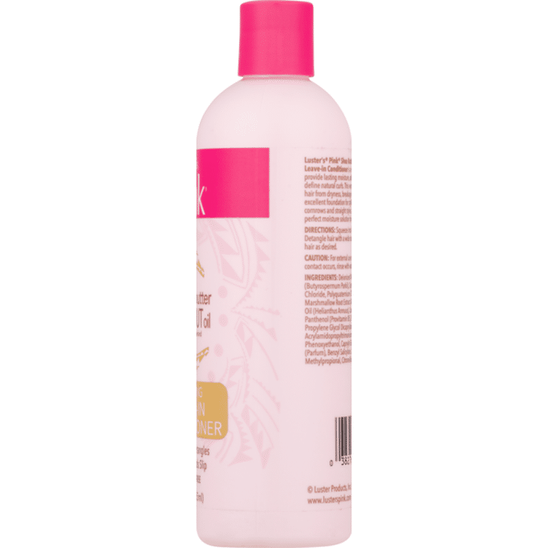 Luster's Pink Silkening Leave-In Conditioner Shea Butter Coconut Oil ...