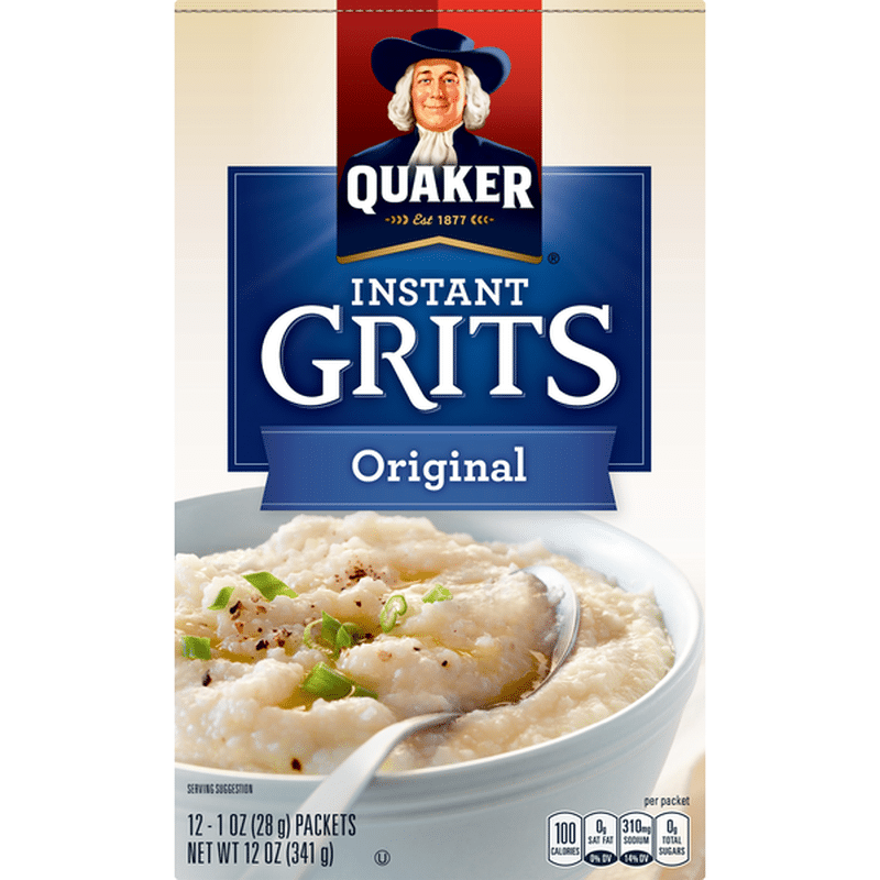 Quaker Instant Grits Original (12 oz) Instacart