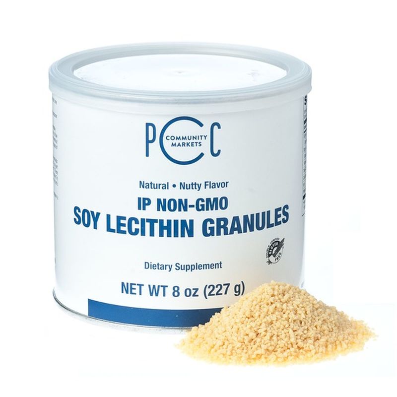 Soy Lecithin, Natural, IPP NonGMO, Nutty Flavor, Granules (8 oz