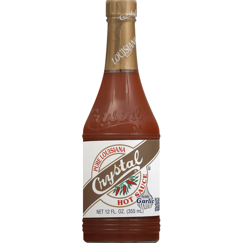 Crystal Hot Sauce, with Garlic (12 oz) from Mollie Stone's Markets