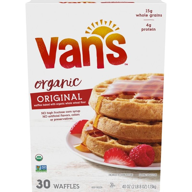 Van's Waffles Baked With Organic Whole Wheat Flour (30 ct) Instacart
